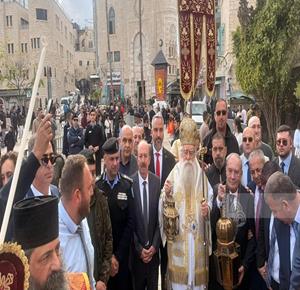 בית לחם – הכנסיות הנוצריות המזרחיות בבית לחם מציינות את שבת האור