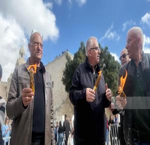 בית לחם – הכנסיות הנוצריות המזרחיות בבית לחם מציינות את שבת האור
