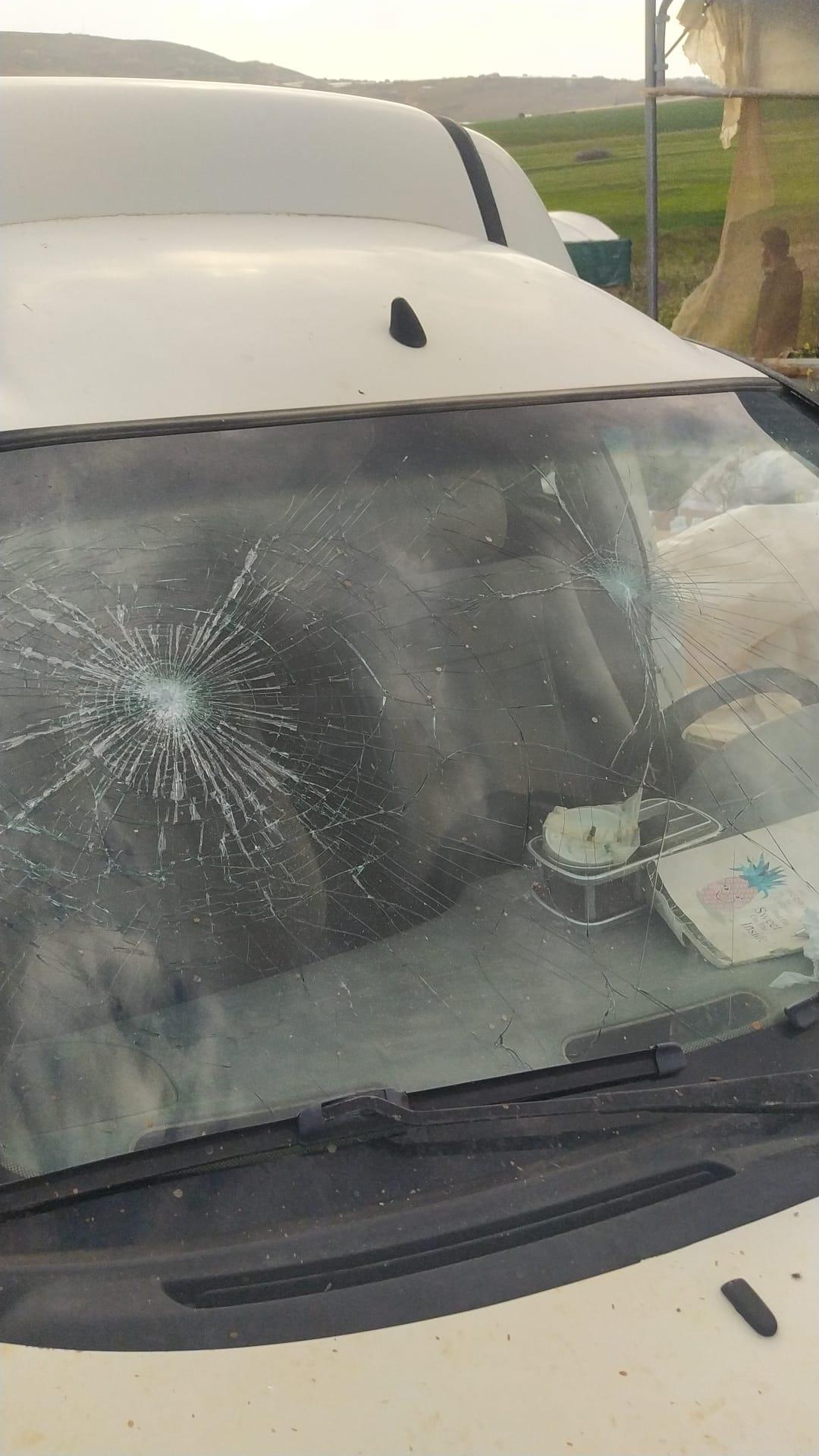 מתנחלים תקפו רכב של תושב בבקעת הירדן הצפונית