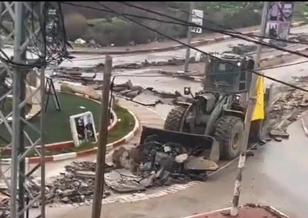 דחפורים של כוחות הכיבוש הרסו את הכניסות ליישובים סילה אל-חארית'יה ויאמון