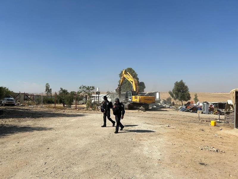 הרס מבנים בכפר ביר אל־הדאג' בנגב: הרשויות הישראליות ממשיכות במדיניות הפינויים
