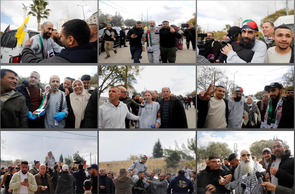 שחרור פעימת האסירים הרביעית – כוחות הכיבוש סגרו את אזור כלא עופר ותקפו את המשפחות