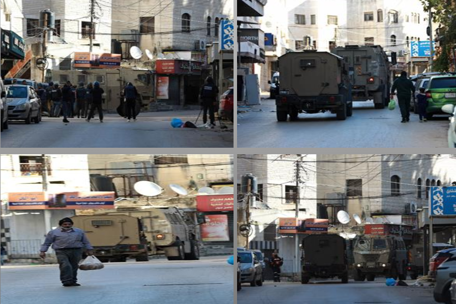 פשיטה מתמשכת בעיר העתיקה בשכם: ארבעה פצועים מירי ו־15 נפגעי גז; בן 60 הוכה במהלך חיפושים