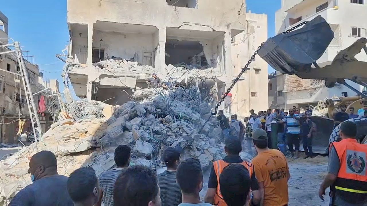 אם ובנה נהרגו בהפצצת כוחות הכיבוש על מחנה ג'באליה