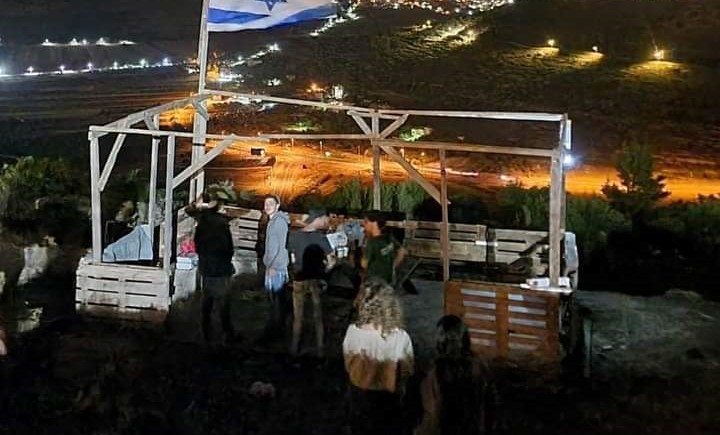 מתנחלים הקימו מחדש מאחז בלתי חוקי על אדמות סינג'יל שמצפון לרמאללה