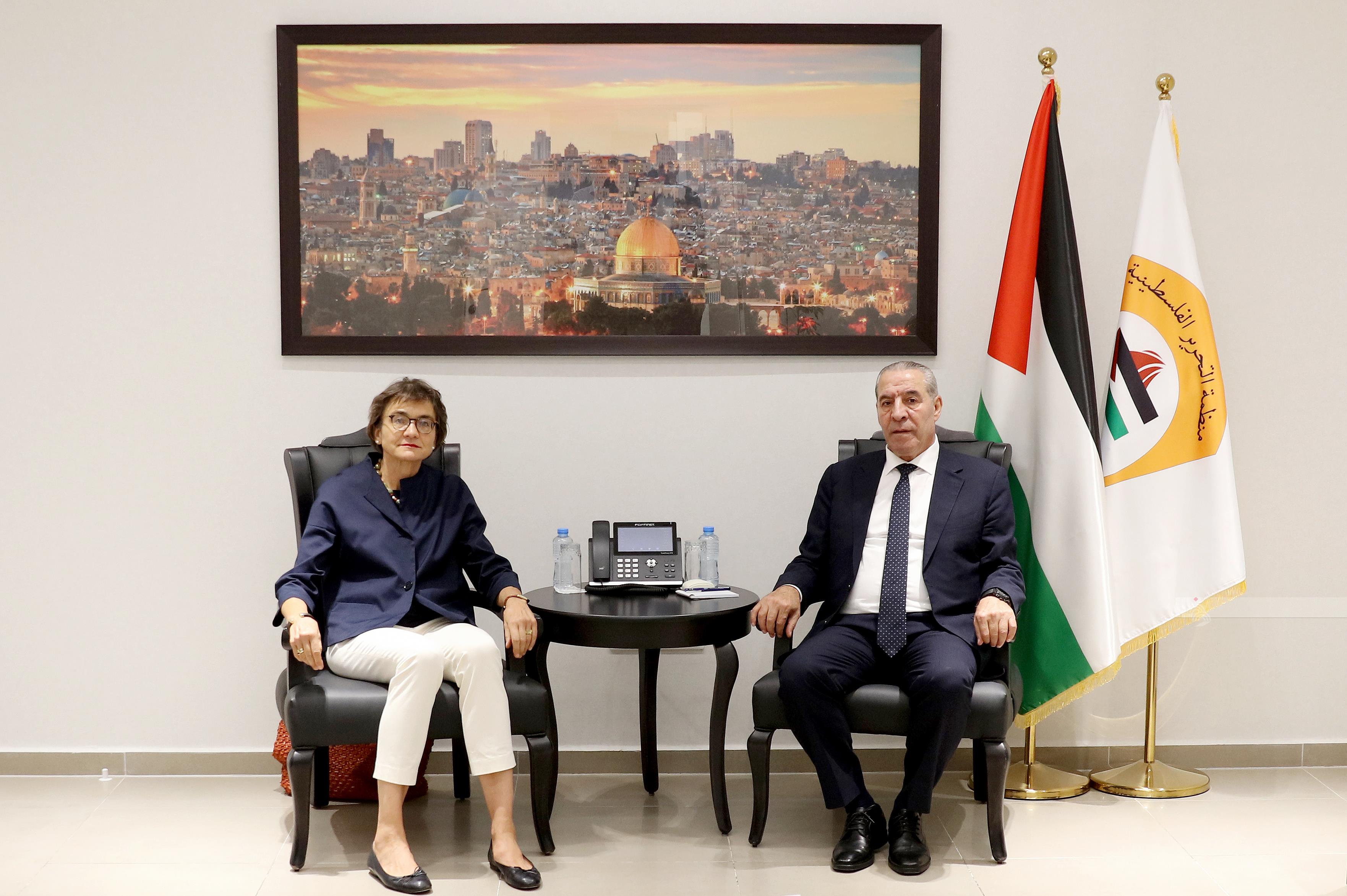 א־שיח' לגרמניה: יש לעצור את המלחמה ולהכיר במדינה פלסטינית