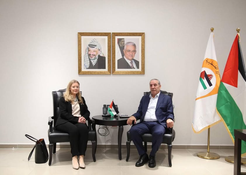 חוסיין א-שייח' נפגש עם הקונסולית הבריטית: דיון בשיקום עזה ובתמיכת בריטניה