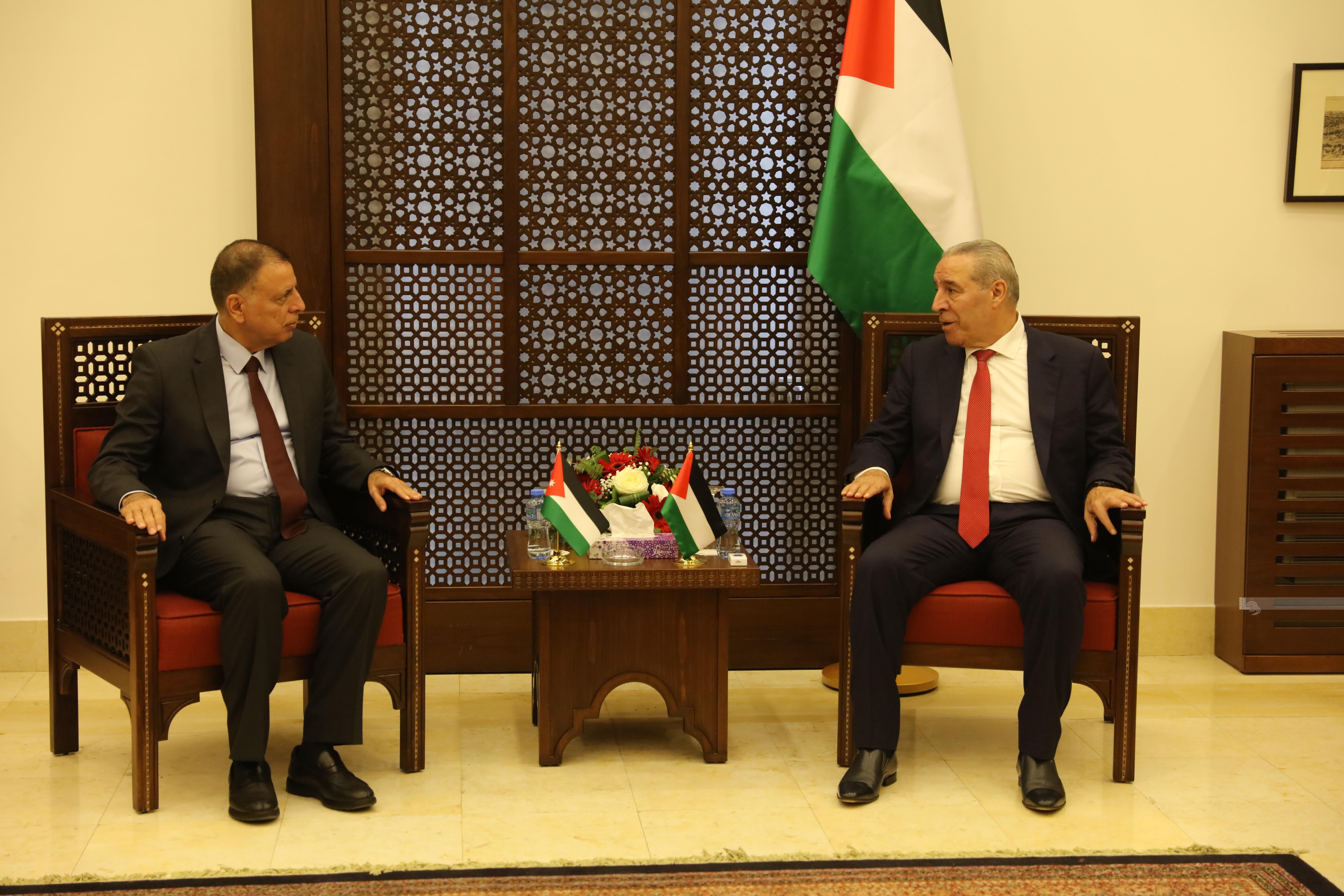 חוסיין א-שייח' קיבל את נציגו של מלך ירדן בבית לחם