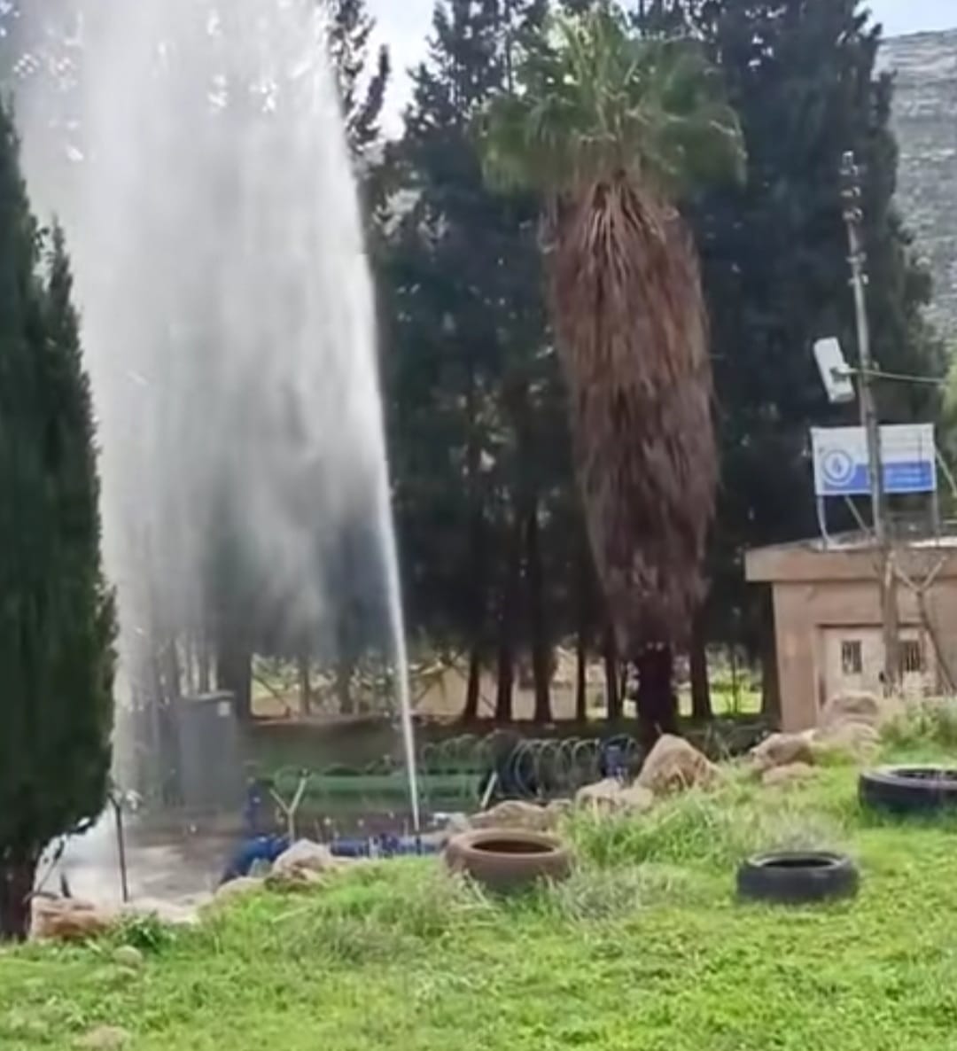 מתנחלים תקפו את בארות עין סאמיה וגרמו להפסקת אספקת המים