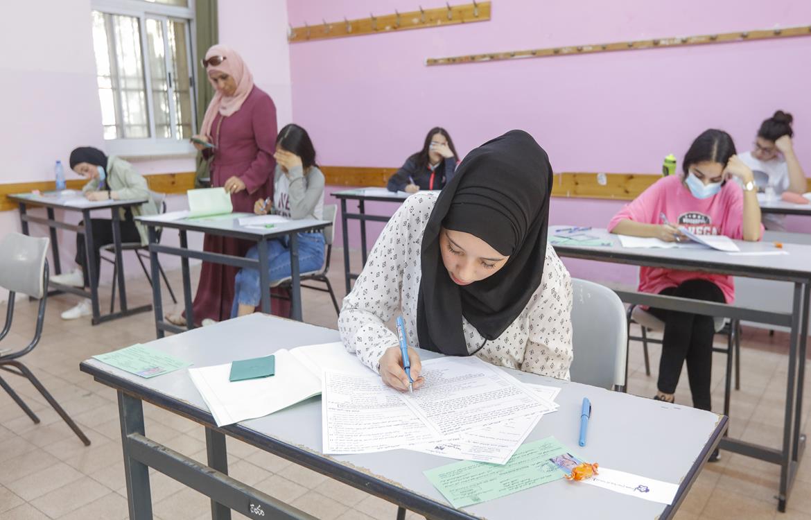 כ-91 אלף תלמידים ניגשים לבחינות הבגרות הפלסטיניות
