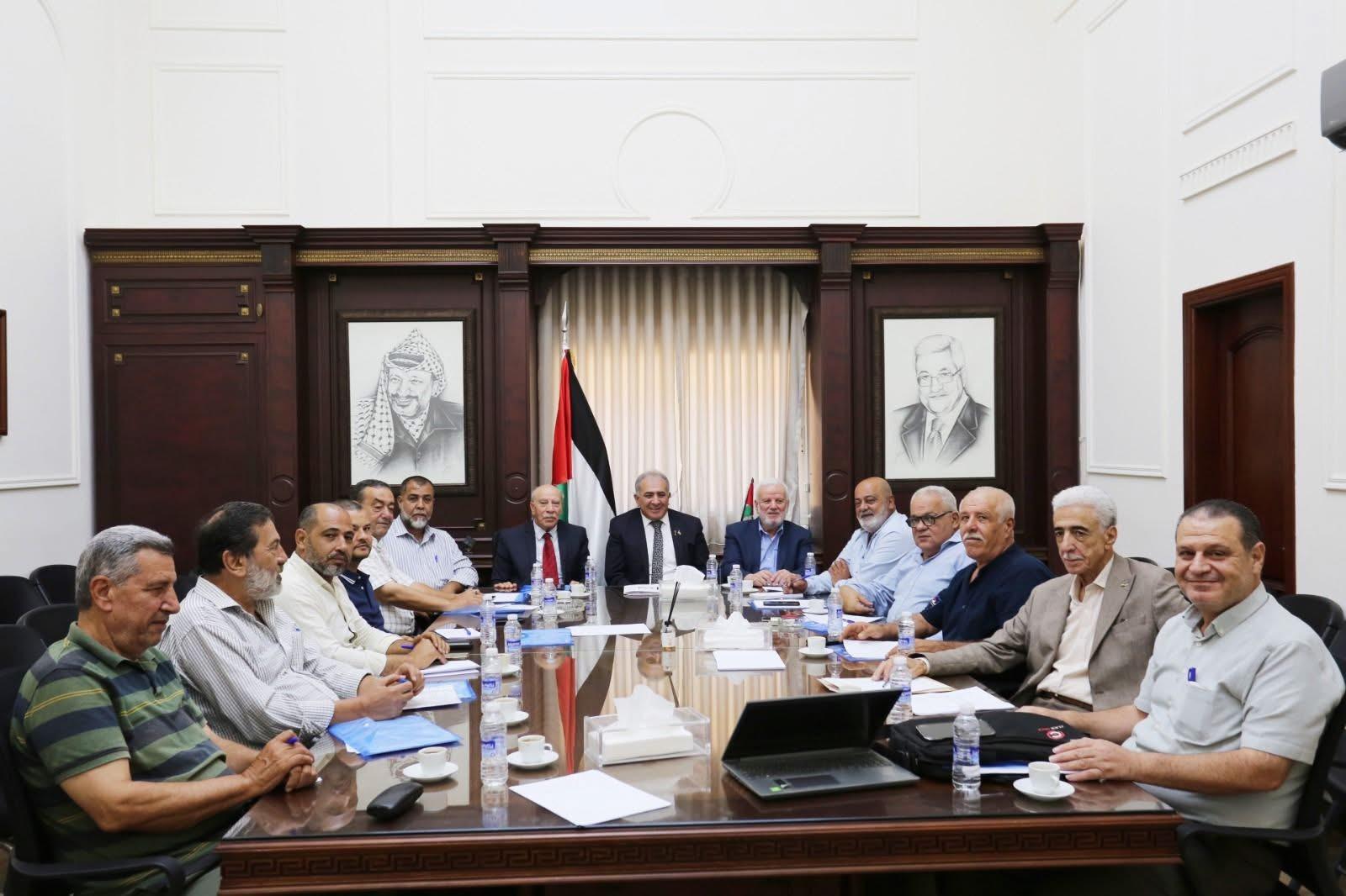 ביירות: הוועדה המקצועית של המועצה הלאומית הפלסטינית דנה בהיערכות הארגונית לקראת המשימות הקרובות
