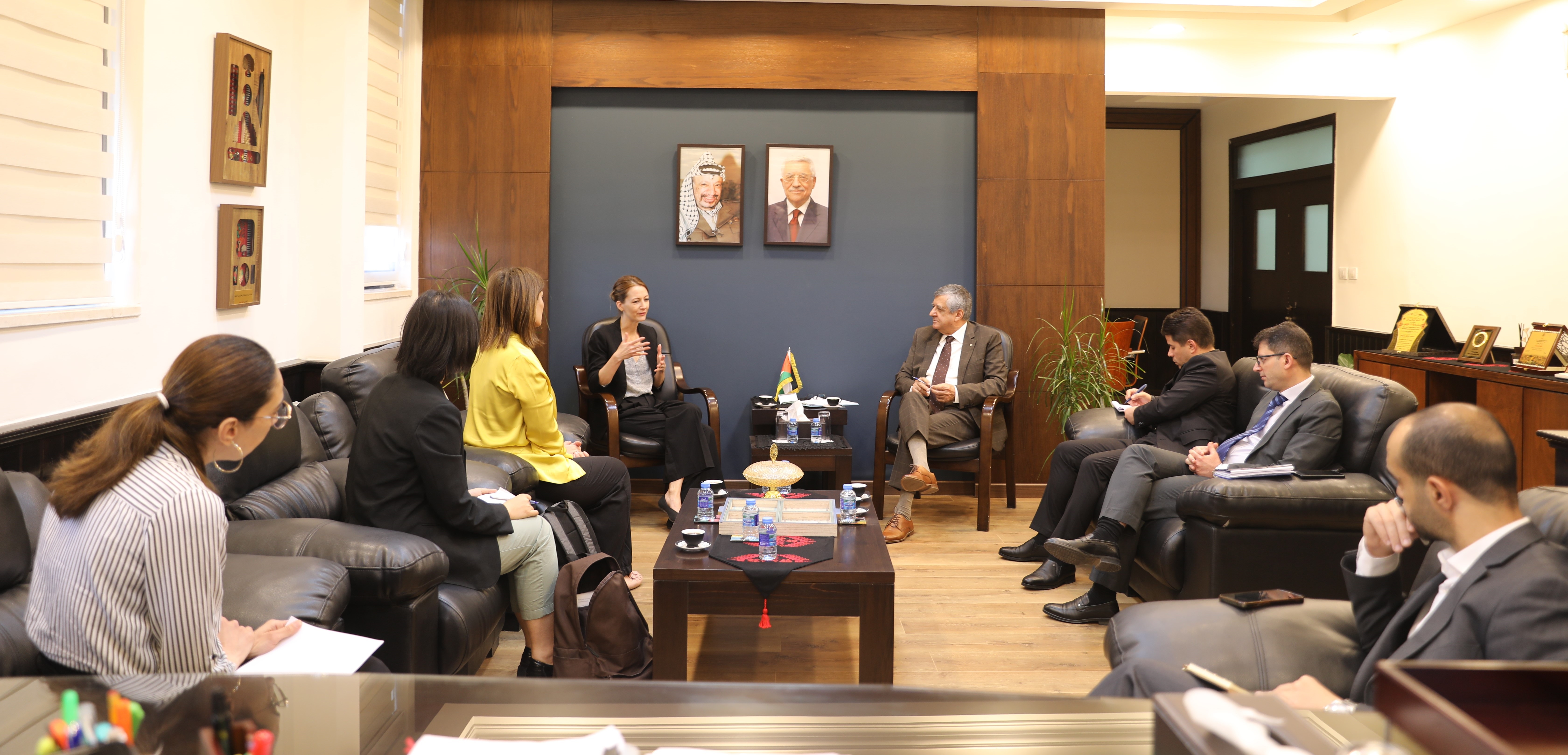 השר בסיסו דן עם נציגת UNOPS בדרכי שיתוף פעולה לשיקום עזה