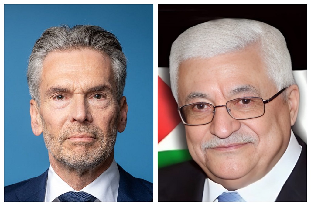 עבאס בשיחה עם ראש ממשלת הולנד: הפסקת אש מלאה, נסיגה מעזה והפסקת ההתנחלויות