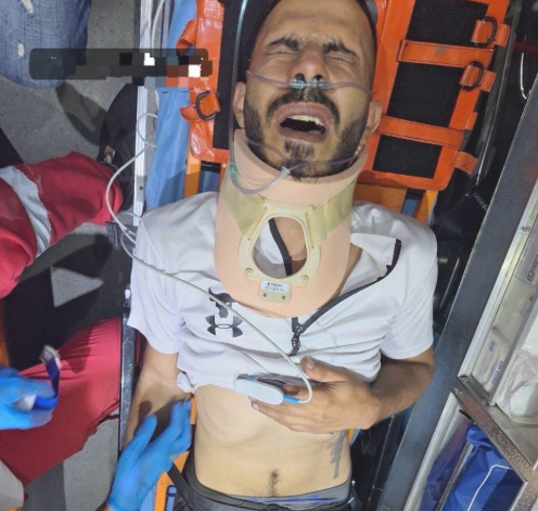 חיילי הכיבוש תקפו באלימות קשה אזרח מקפל חארס