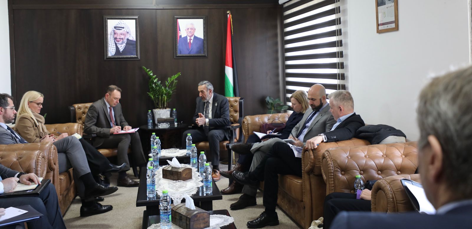 שר המשפטים עדכן את משלחת האיחוד האירופי: הפרות חמורות של הכיבוש והצורך בחיזוק מערכת המשפט