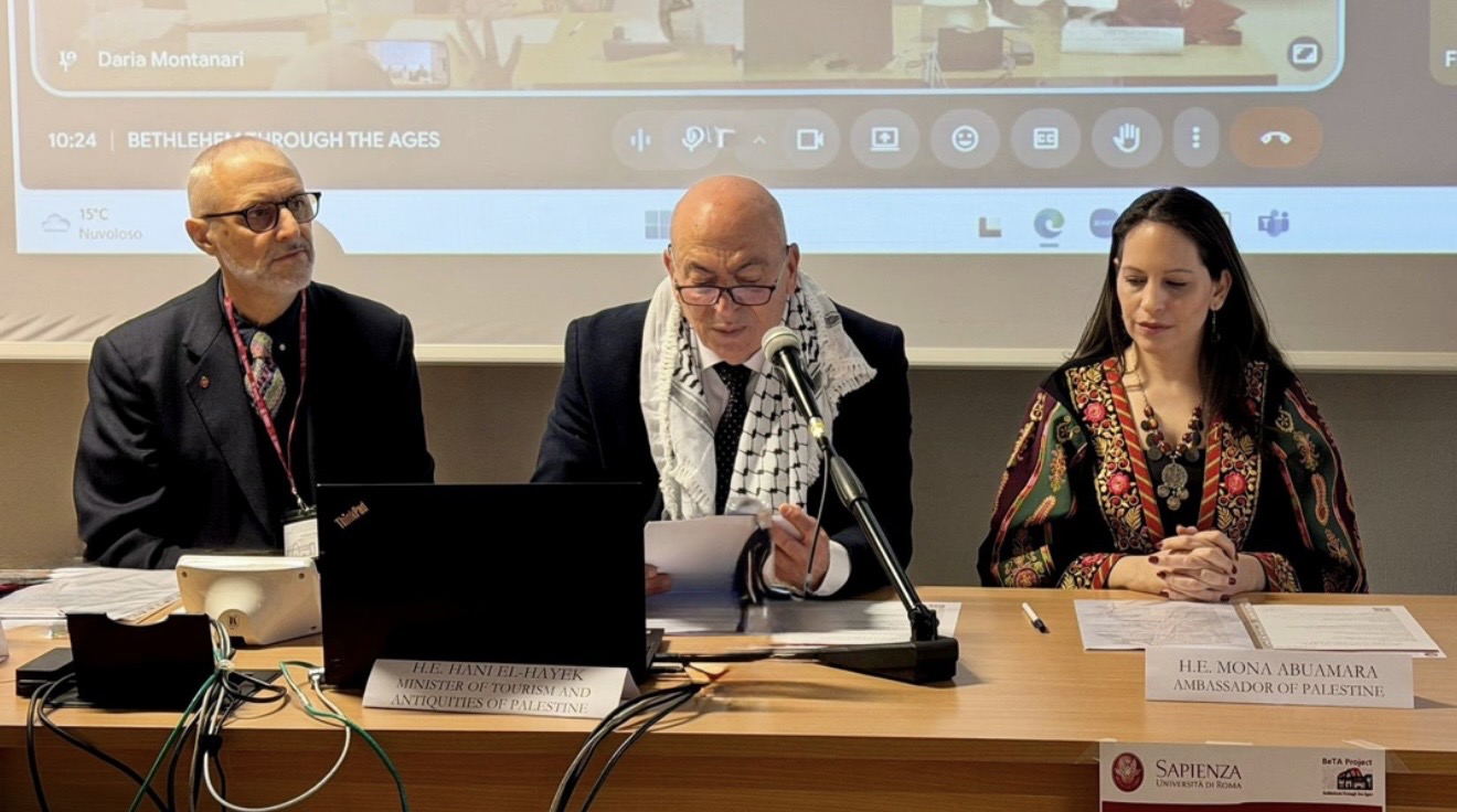 שר התיירות חנך ברומא את כנס “בית לחם לאורך הדורות”