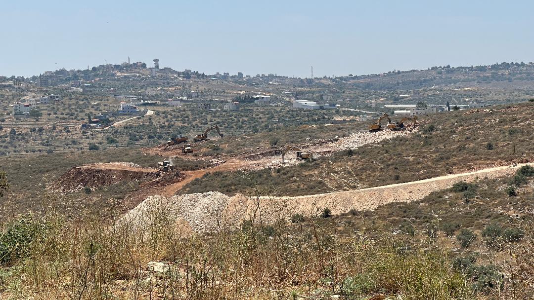 כוחות הכיבוש מאיצים הקמת אזור תעשייה התנחלותי מדרום לטול כרם