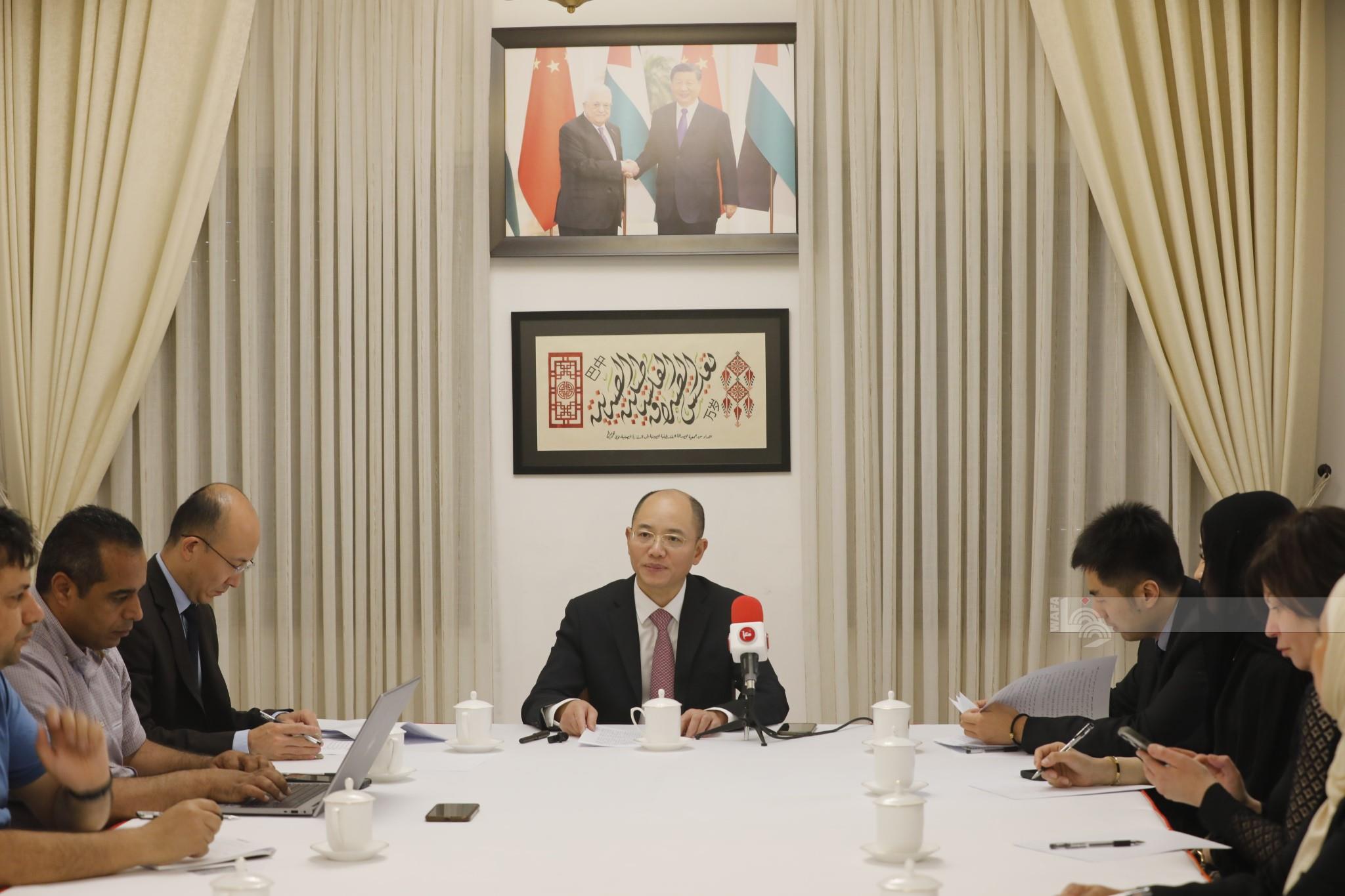 שגריר סין לפלסטין: תומכים בפתרון צודק ובמסקנות ועידת ניו יורק