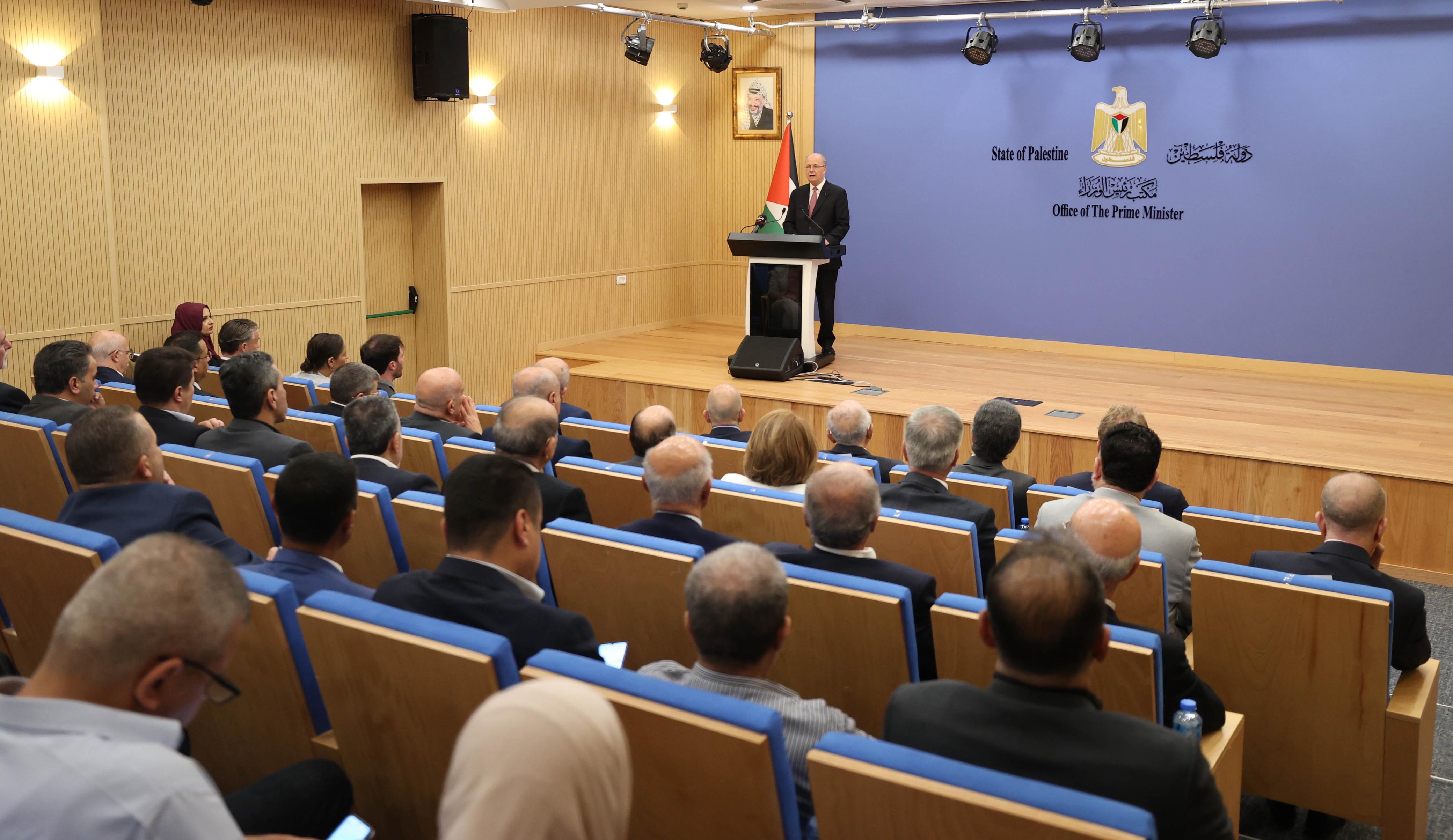 השקת התכנית הלאומית לפיתוח מרחבי – "חזון פלסטין לעתיד 2050"