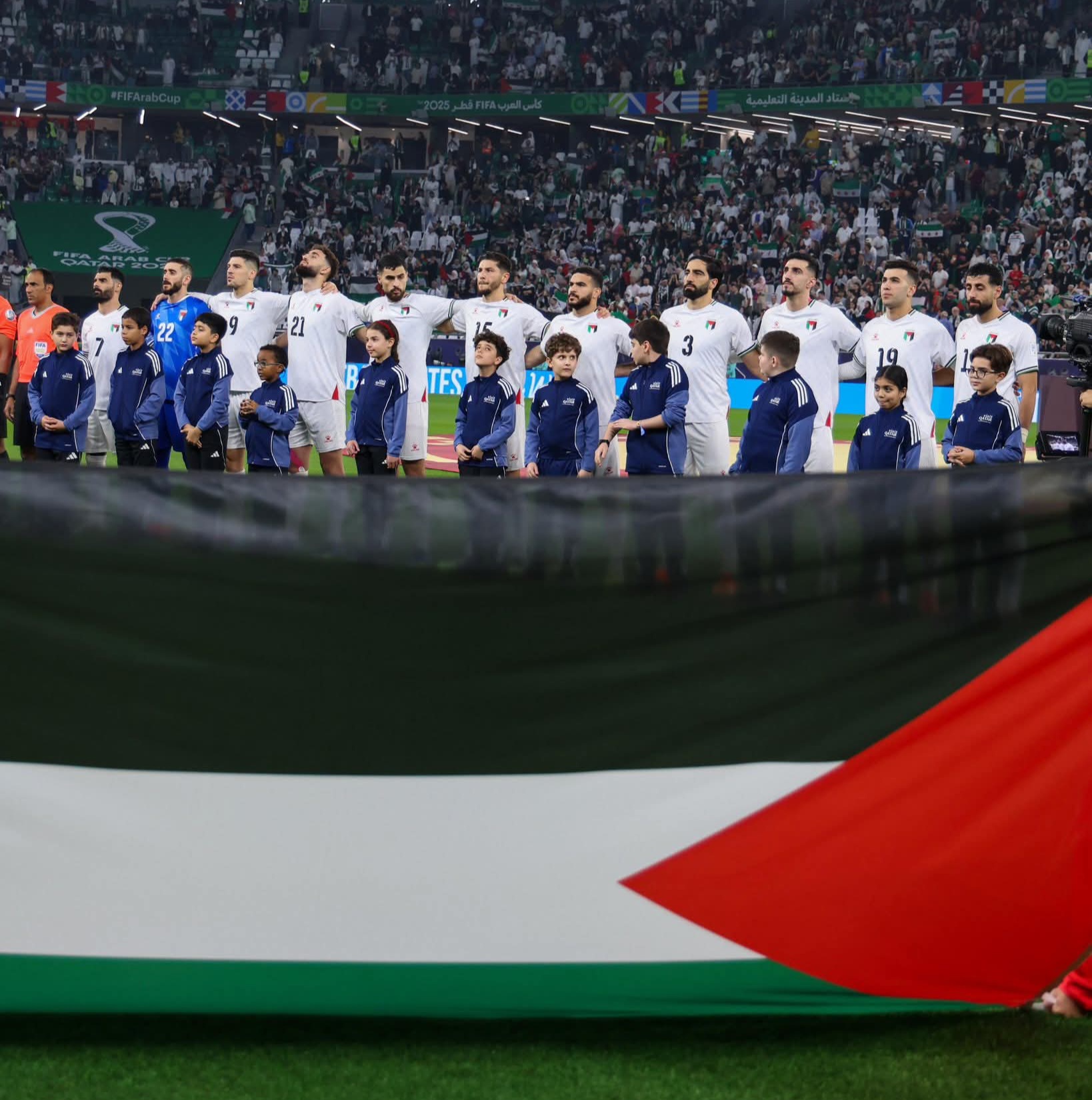 נבחרת פלסטין מבטיחה לראשונה את מקומה ברבע גמר גביע המדינות הערביות