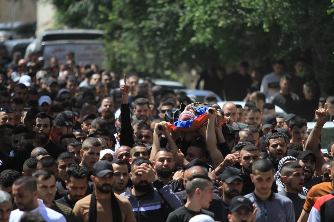 אלפים אחרי ארונו של הצעיר שנורה בראשו הבוקר בג'נין