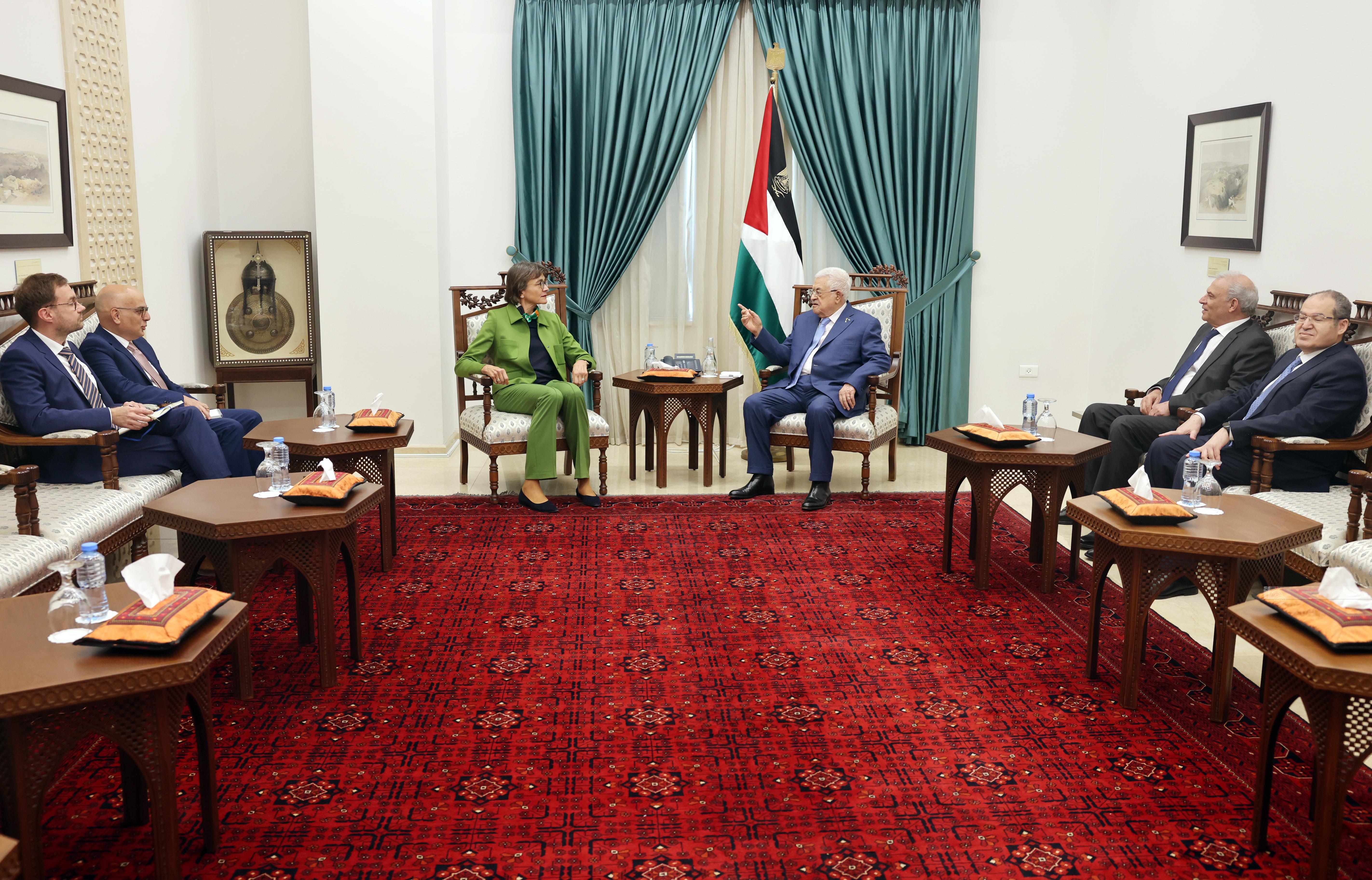 הנשיא שוחח עם ראשת נציגות גרמניה על מאמצי השלום ושיקום עזה