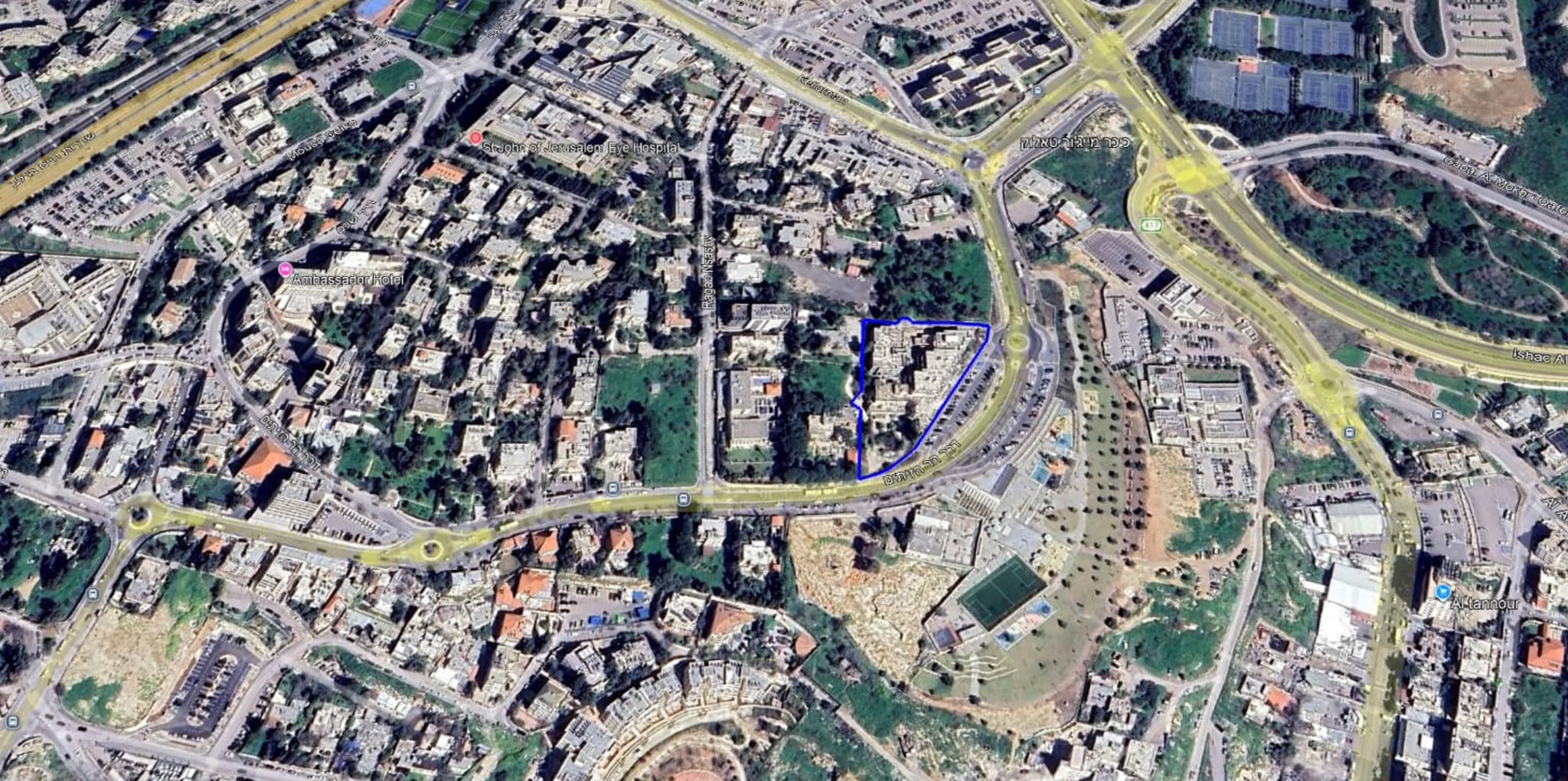 מחוז ירושלים: תוכנית להקמת 122 יחידות דיור למתנחלים במתחם מלון שפרד בשייח' ג'ראח