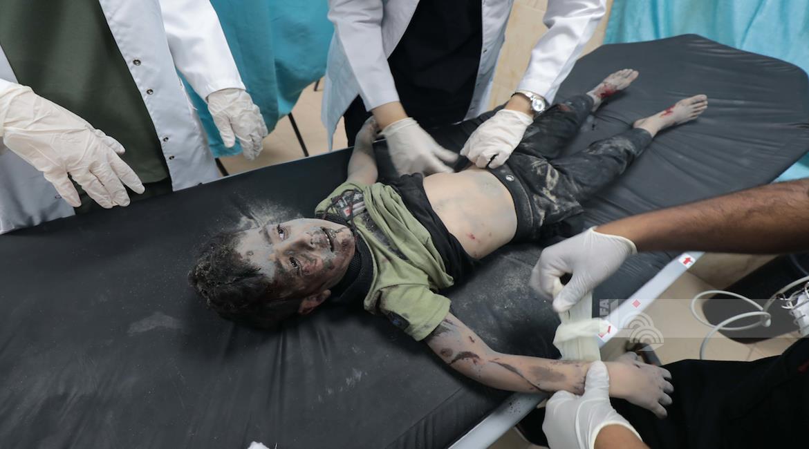 חמישה ילדים נהרגו בתקיפת רחפן של כוחות הכיבוש בעזה