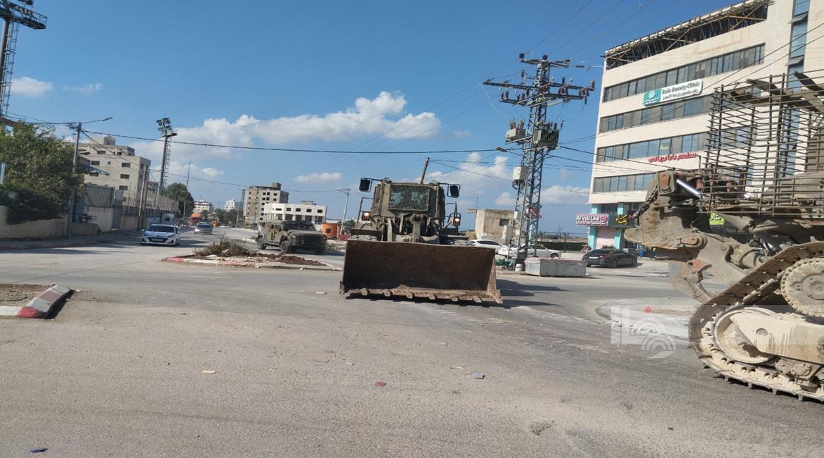 דחפורים של כוחות הכיבוש הרסו תשתיות וגרמו נזק כבד במחנות הפליטים טולכרם ונור א-שמס