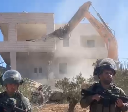 כוחות הכיבוש הרסו בית שבו התגוררו שמונה בני אדם מדרום ליטא