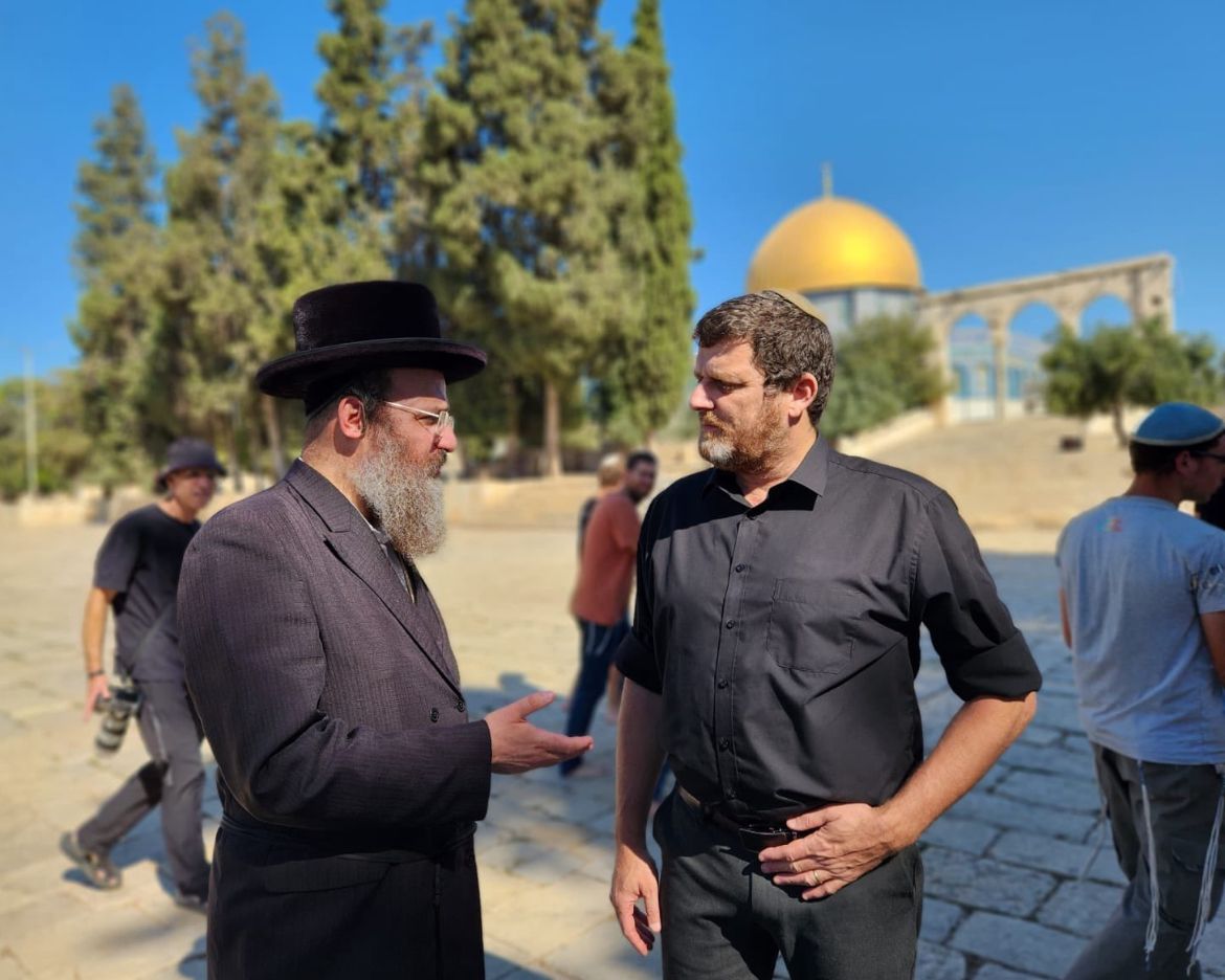 משרד החוץ הירדני גינה את פלישת בן גביר וסרלאוף לאל-אקצא