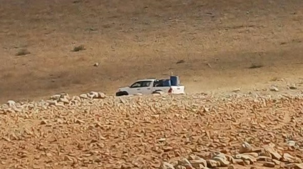 מתנחלים גנבו מכלי מים בצפון בקעת הירדן