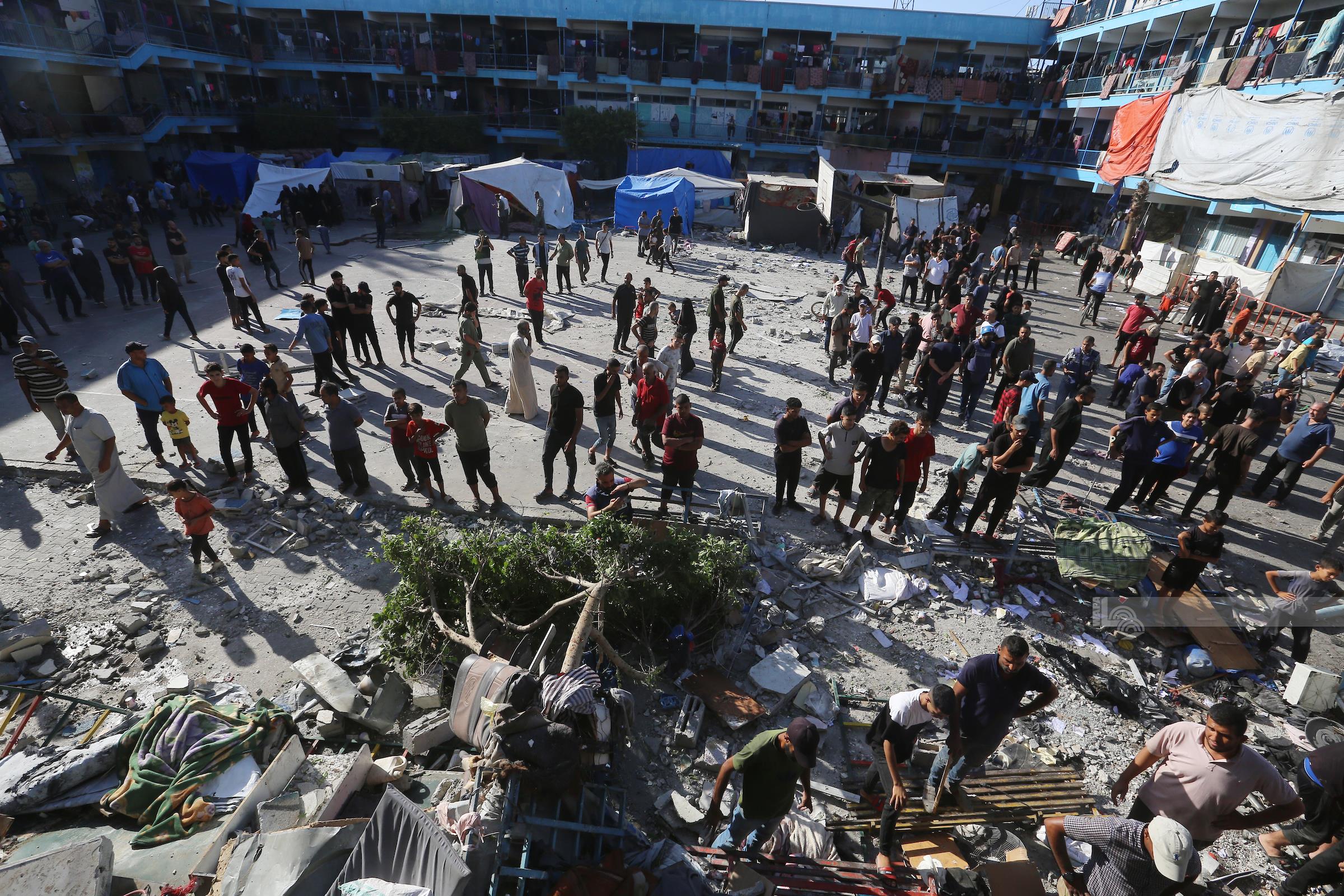 שלושה הרוגים ועוד פצועים בהפגזה של הכיבוש על בית ספר במרכז עזה