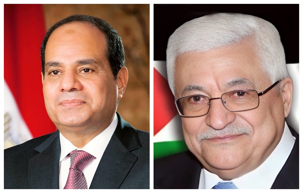 הנשיא עבאס בירך על עמדות מצרים התומכות בזכויות הפלסטיניות ובהפסקת המתקפה