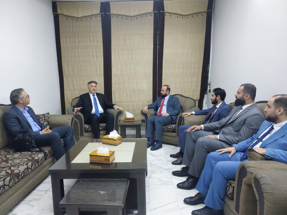 השר אחמד עאסף נפגש בדמשק עם שר ההסברה הסורי: חיזוק שיתוף הפעולה והדגשת המאבק התקשורתי בכיבוש