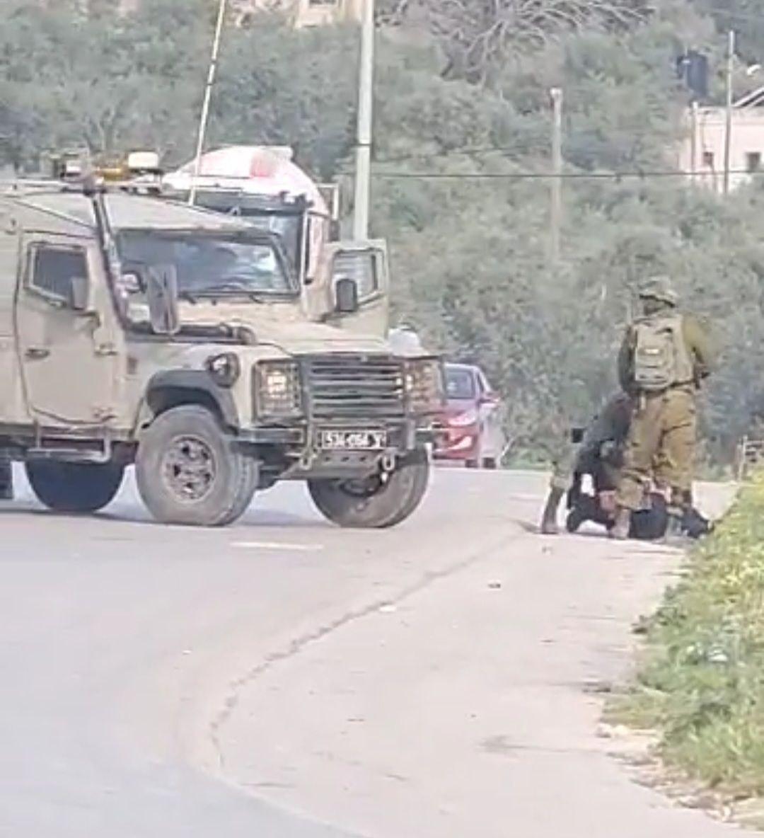 חיילים ירו ועצרו צעיר באזור ג'נין