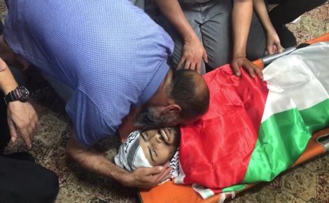 נפרדים ממוחמד סבאענה שנורה בחזהו הבוקר בג'נין