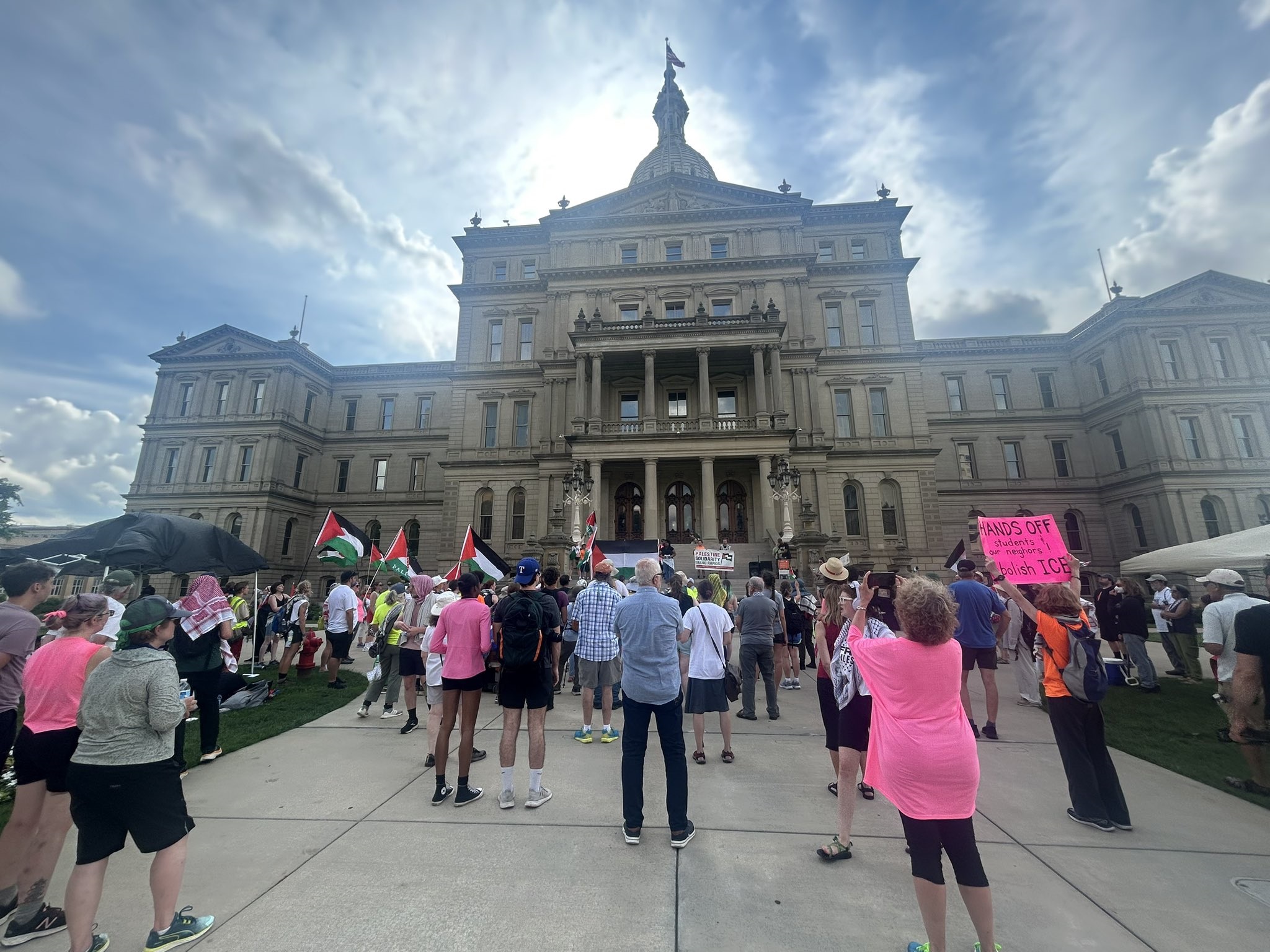 מצעד מחאה רחב במישיגן נגד "השמדת העם בעזה"