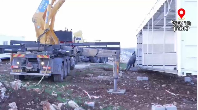 מתנחלים הקימו מאחז חדש בהר עיבל ליד שכם