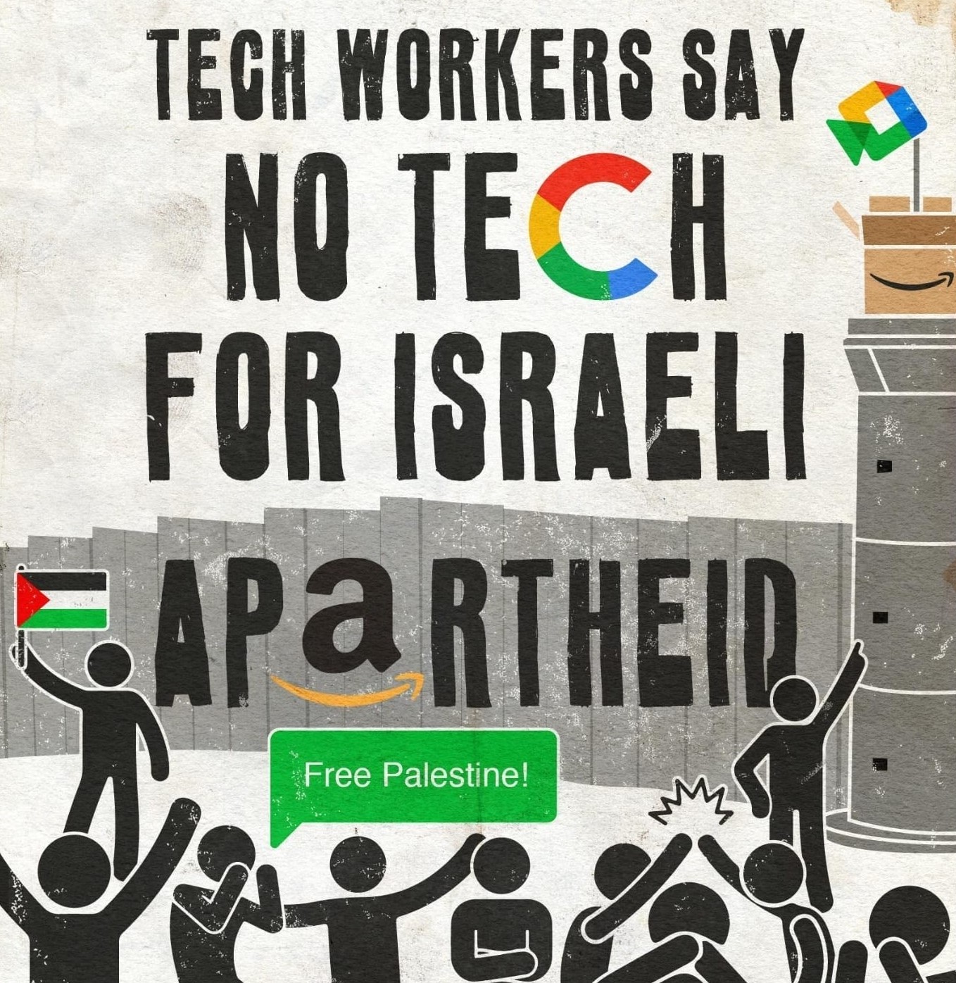 עובדי גוגל ואמזון :להפסיק את שיתוף הפעולה עם משטר האפרטהייד הישראלי