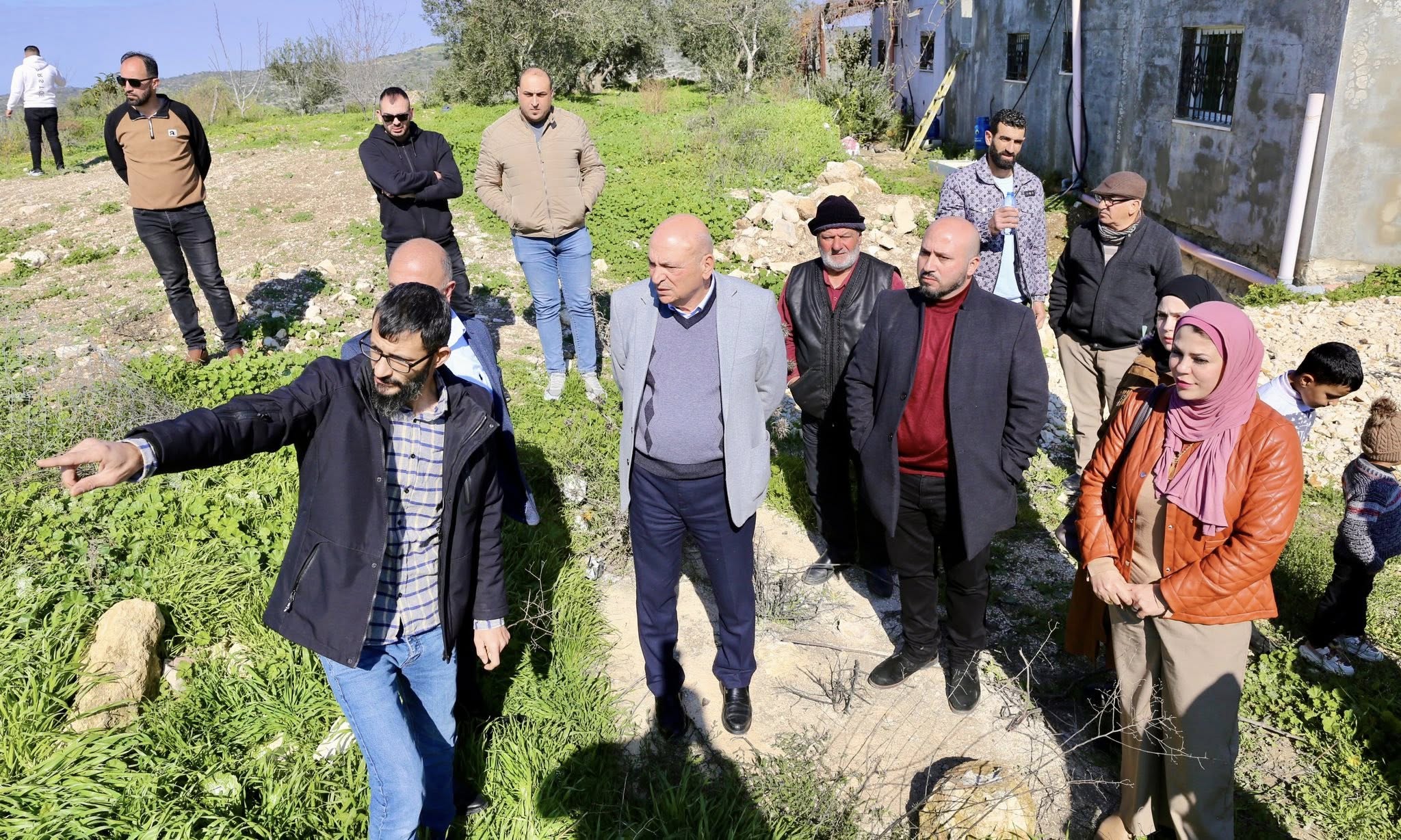 החאיכ סייר בפרויקטי השיקום בג׳בעה מדרום־מערב לבית לחם