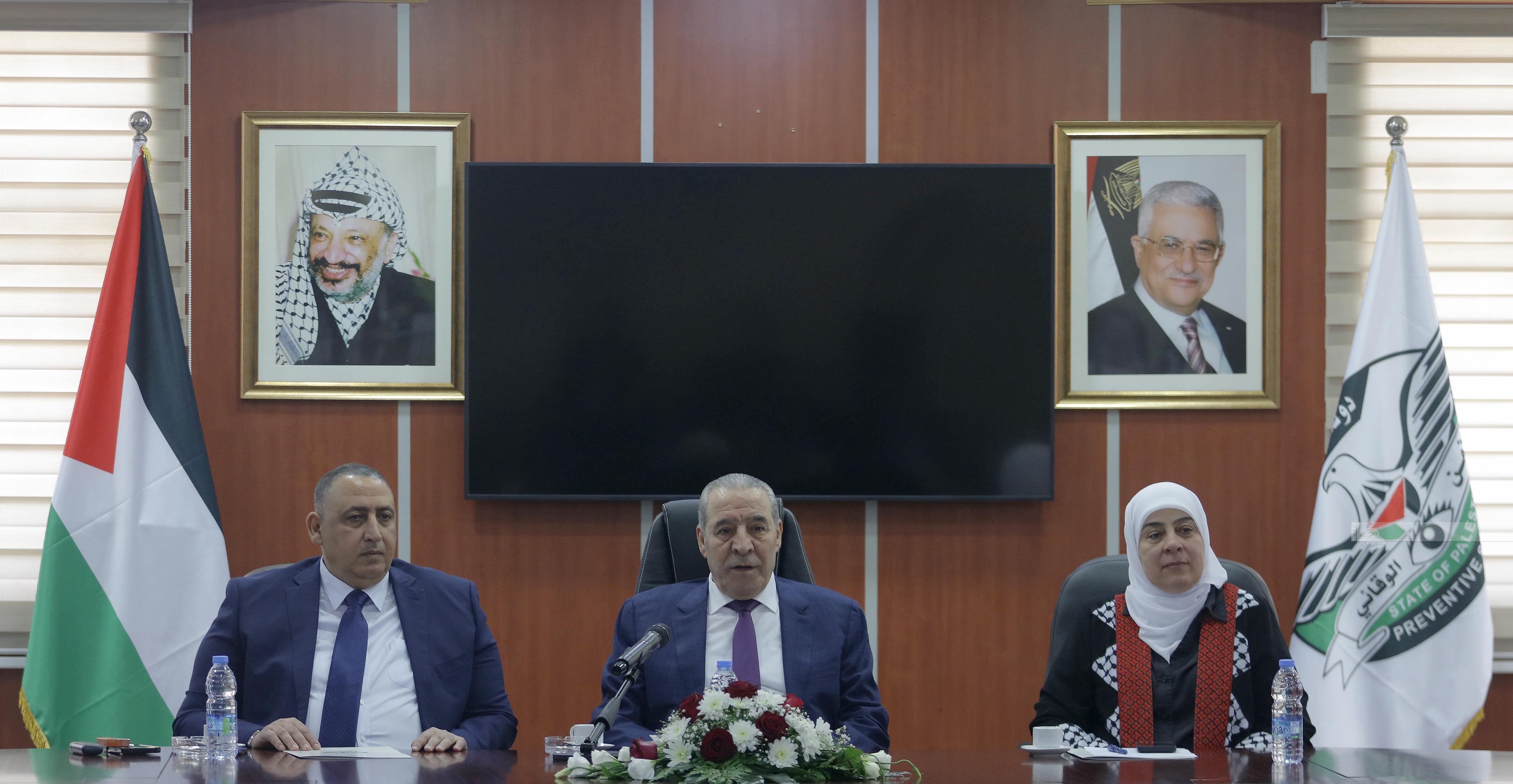 א־שייח׳ ביקר במטה מנגנון הביטחון המסכל ברמאללה והדגיש אכיפת חוק תוך שמירה על זכויות אדם