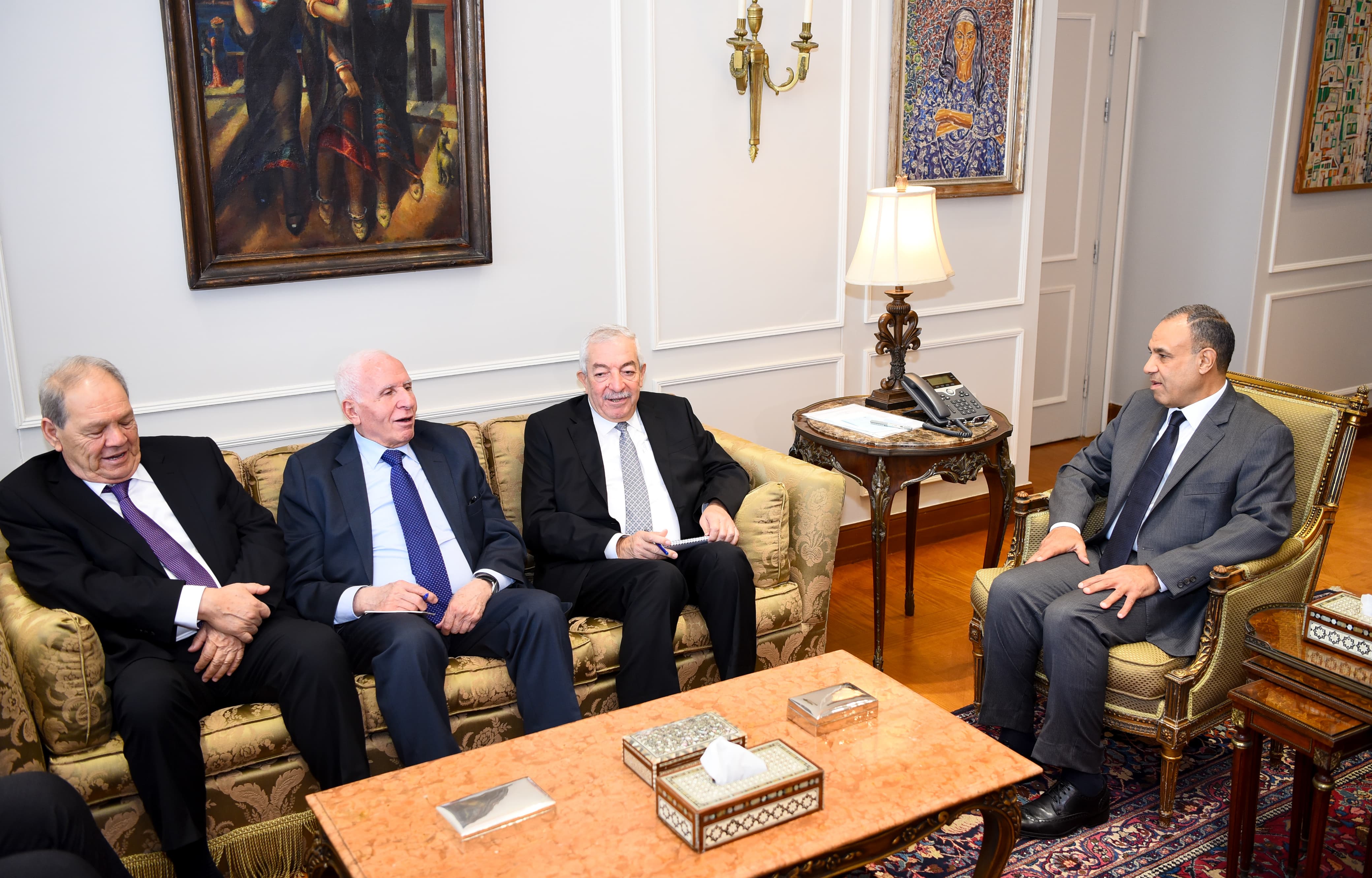 משלחת פת"ח קראה להפסקת המתקפה הישראלית בעזה ובגדה בפגישה עם שר החוץ המצרי