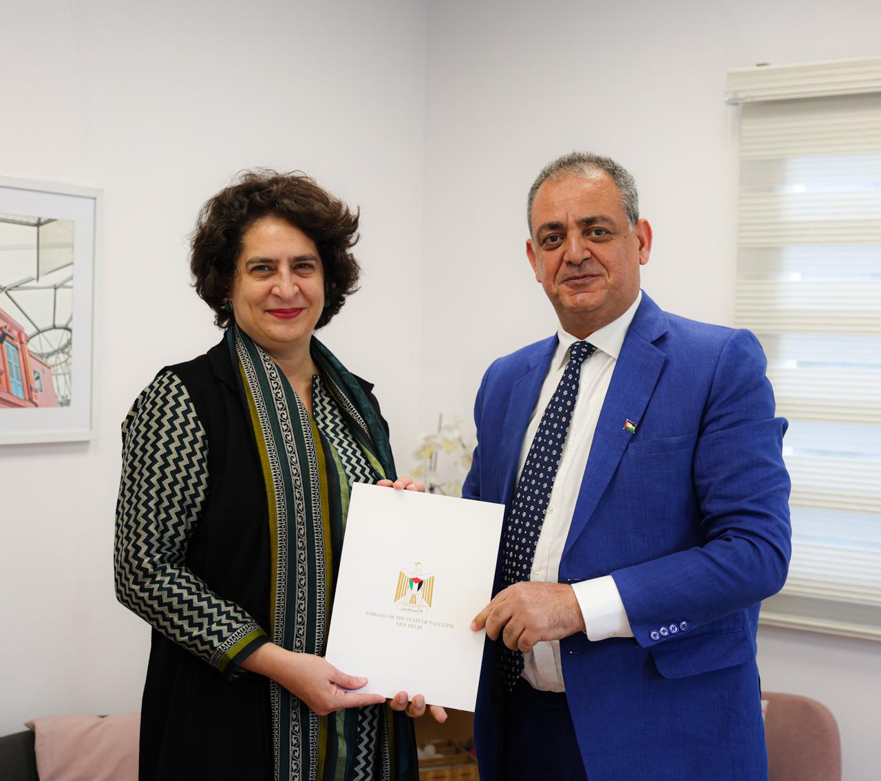 חברת הפרלמנט ההודי: תמיכה בלתי מתפשרת בזכויות הפלסטינים