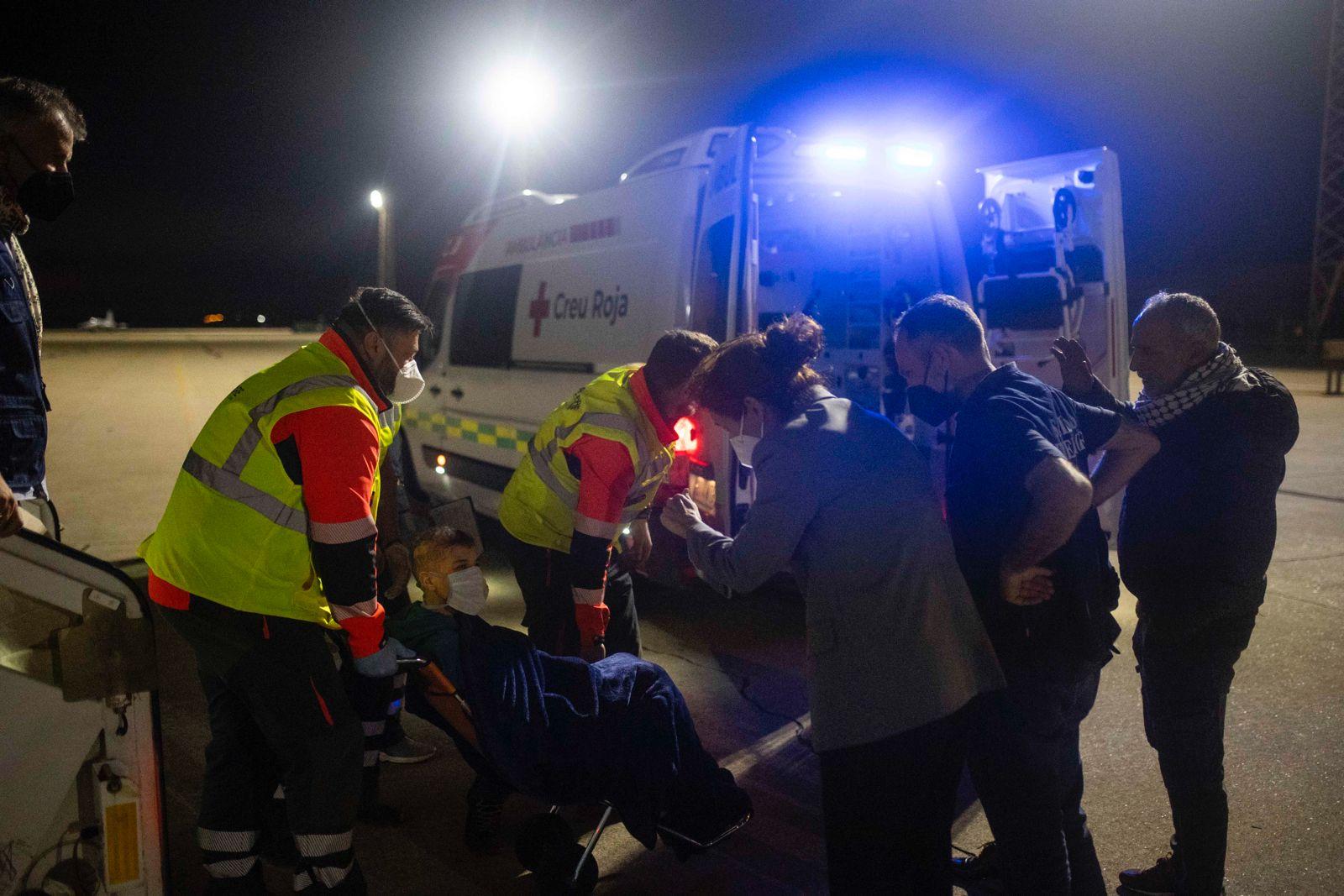 13 ילדים חולי סרטן מרצועת עזה פונו לקבלת טיפול רפואי בספרד