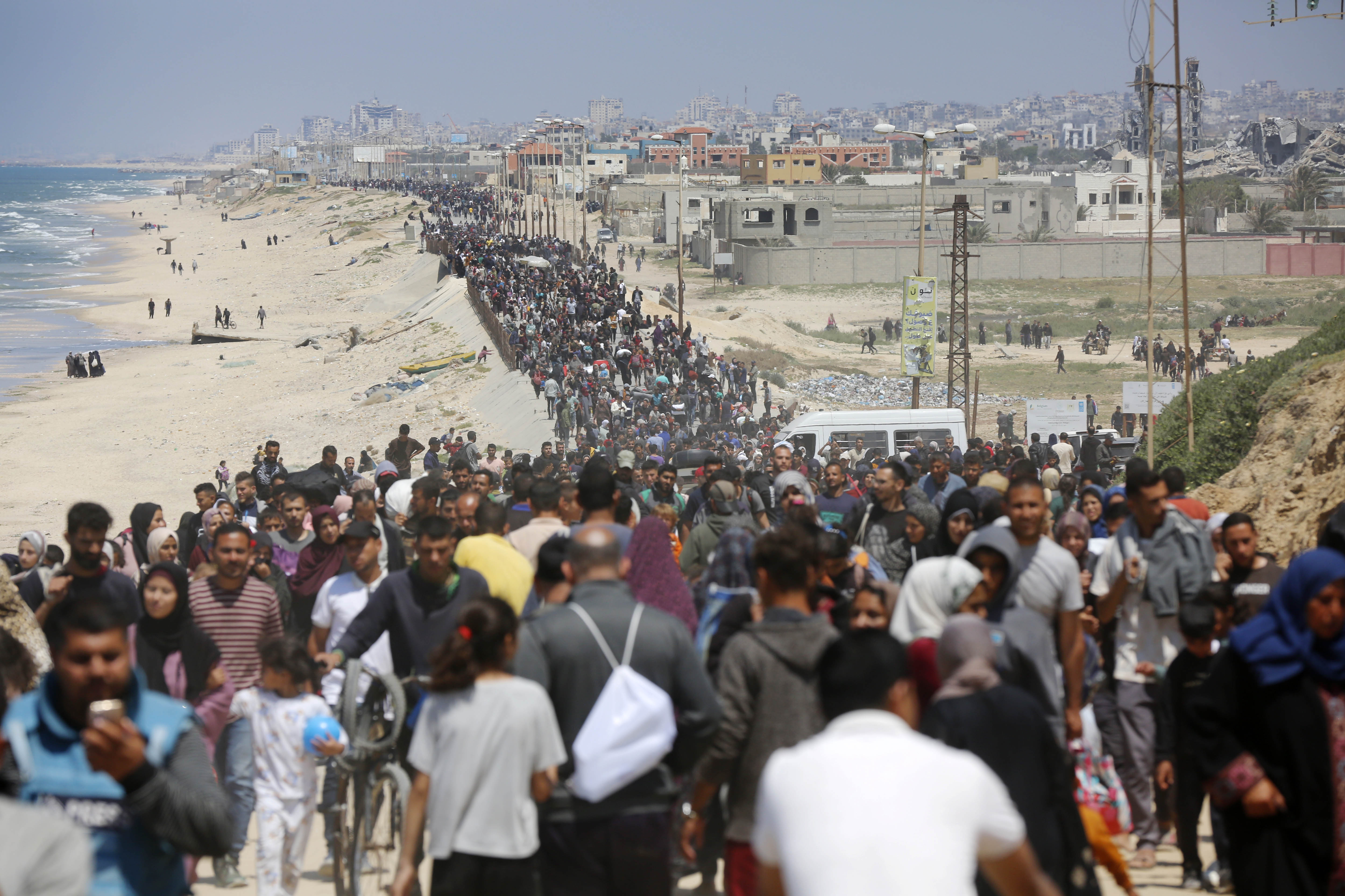 אונר"א: כחצי מיליון בני אדם נעקרו מחדש בעזה בחודש האחרון בשל פקודות הפינוי של כוחות הכיבוש