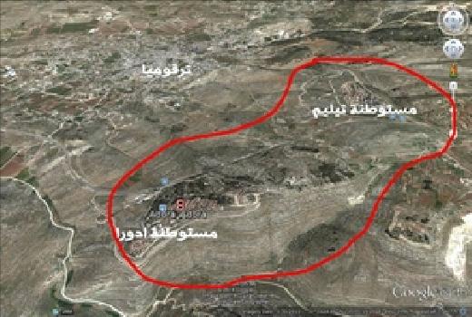 צבא הכיבוש : השתלטות על אדמות לצורך הרחבת התנחלויות