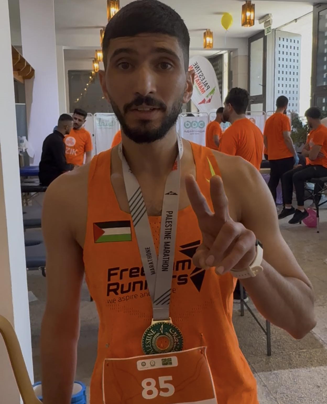 המרתון הבינלאומי של פלסטין הסתיים בבית לחם; אסיר משוחרר סיים שני במקצה המלא