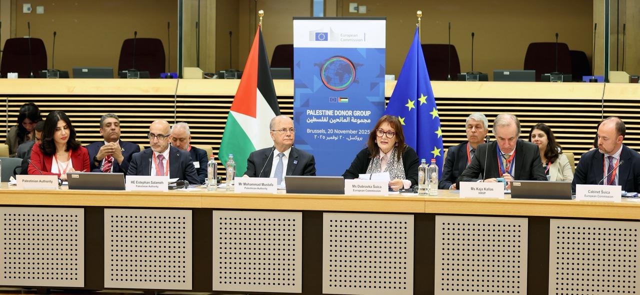 בכינוס המדינות התורמות: מוסטפא קורא לתמיכה מיידית ולשחרור כספי המסים