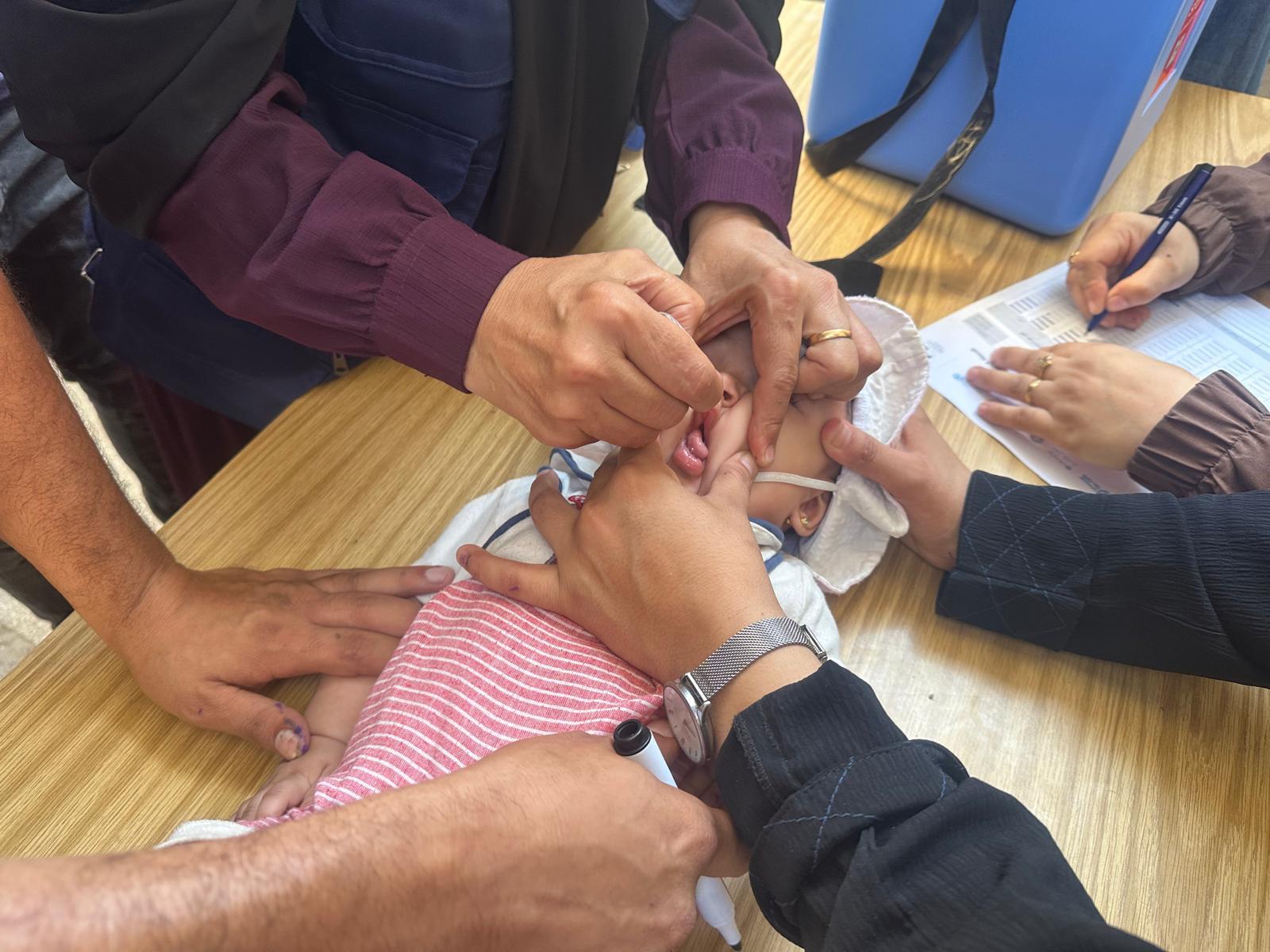 משרד הבריאות: כ-160 אלף ילדים קיבלו את המנה הראשונה של חיסון לשיתוק ילדים במחוז המרכזי ברצועת עזה